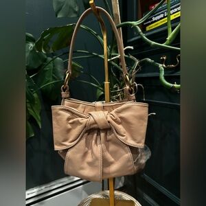 Yves Saint Laurent Rive Gauche leather bow mini bag